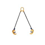 Hindernisauto Gabelkopf-Kettenhaken - G80-Manganstahlmaterial, Ölfasszange, Doppelhaken, Abschleppkette Für Pannenwagen Pannenwagen(1t)