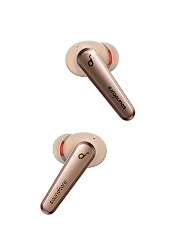 سماعات اذن لاسلكية ساوند كور ليبرتي من انكر بخاصية عزل الضوضاء وتقنية بيور نوت وتقنية ترميز الصوت كما تحتوي على 6 ميكروفونات للاتصال وتتميز بزمن تشغيل 26 ساعة واكواليزر بتقنية هير اي دي وشحن لاسلكي