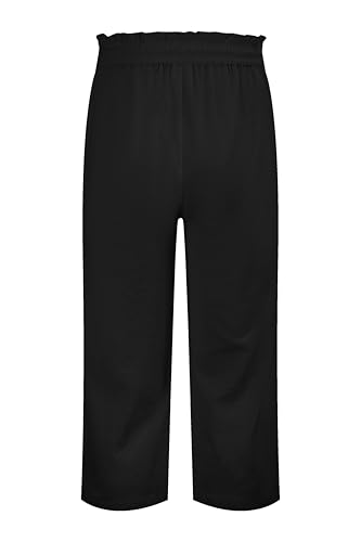 LNX Womens Linen Capri Pants Wide Leg High Waisted Drawstring Casual Cropped Pants with Pockets4