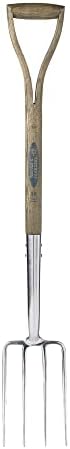 Spear & Jackson 4552BF Traditional Stainless Border Fork, Multi-Coloured