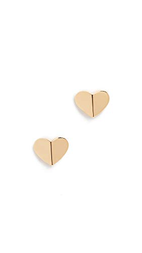 Kate Spade New York Women's Small Heart Stud Earrings, Gold, One Size