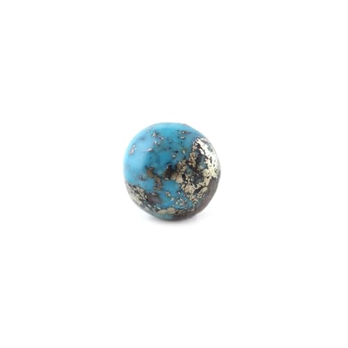 Turquoise afghane naturelle de 29,5 carats, grand cabochon ovale d'exception pour joaillerie