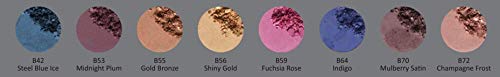 Pure Zivaª Mulberry Satin Frost Light Purple Lavender Taupe Burnt Burgundy Shimmer Pressed Powder Single Vegan Eyeshadow; Talc, Paraben & Cruelty Free #TOP4