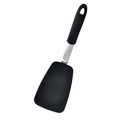 kakamono Pfannenwender aus Silikon, hitzebeständig, kein Schmelzen, Griff und Klinge - Silikon-Küchenspatel zum Kochen oder Backen Cover