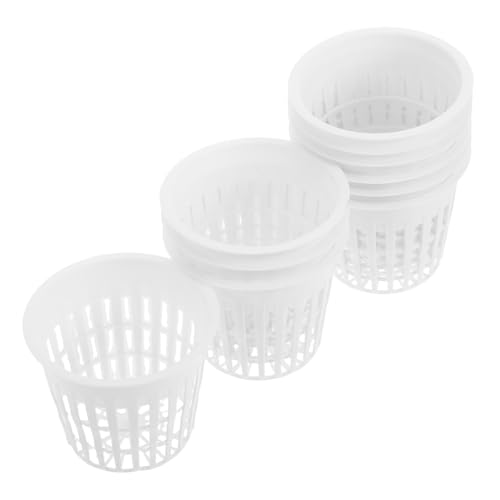 ibasenice 10pezzi Vasi Rete Idroponici Per Coltivazione Di Piante Contenitori Da Per Vivaismo Idroponico Vasi Rete Fessure Per Piante Da