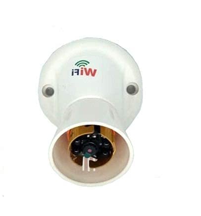CAMCARE Small Holder Camera Night Vision 1080p WiFi Full HD Video Recording Watch Live Anywhere Anytime Holder Camera - White