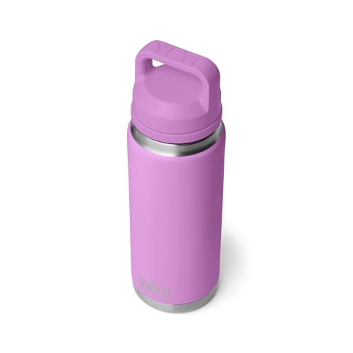 Image of YETI Rambler 26 oz Bottle, Leakproof, Vacuum Insulated, Stainless Steel with Chug Cap, Desert Bloom