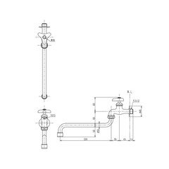 TOTO P() fpCv220mm ʒnEnp T132AUN13C