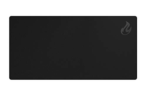 NITRO CONCEPTS Alfombrilla de ratón XXL 1200 x 600 mm, Bordes sin Flecos, Alfombrilla de ratón Gamer Grande de Microfibra, Alfombrilla ergonómica Antideslizante (Negro) - imagen 4