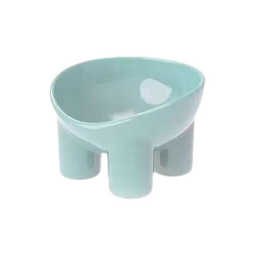 Ciotole di plastica elevate,Ciotola per alimenti inclinata ciotola per cani,ribaltamento a prova di fuoriuscite,Ciotola rialzata,Cane di piccola taglia Rais High Foot