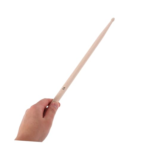 3 pares de baquetas de madera con punta de madera para práctica y actuación en batería, agarre ergonómico para todos los niveles, accesorios para bateristas de jazz y electrónicos miniatura 7