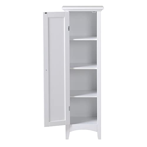 American Furniture Classics OS Home and Office One Door Storage Kitchen Pantry, White