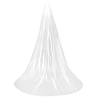 QfwdfcTrenz Hochzeit Brautschleier, Lang Tüll Schleier für die Braut Hochzeits, Lang Einlagiger Braut Hochzeitsschleie, Weiß Weicher Tropfenschleier für Braut, Brautkleid Schleier (300 cm)