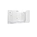 TrippNT 51937 Small Dual Dispensing Paper Towel holder with 150 9.2 x 9.4 inch Multi-Fold Paper Towel Capacity and Peelable Protective Film