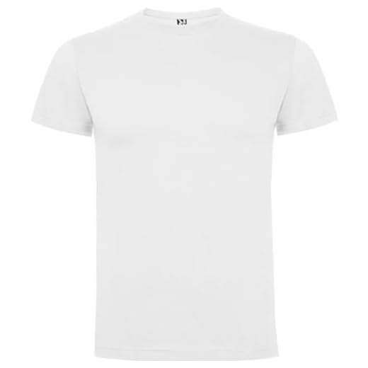 ROLY Dogo Premium-BL - Camiseta Dogo Premium Chico Hombre Color: Blanco Talla: Large