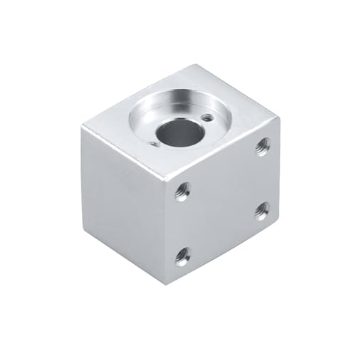 ELLANA Threaded Backlash T10 Lead Screw Nut Housing Seat Aluminum Alloy Mounting Bracket T10 Trapezoidal Screw Nut Bracket T10 Nut Housing Screw trapezoidal (Color : White, Size : T10)
