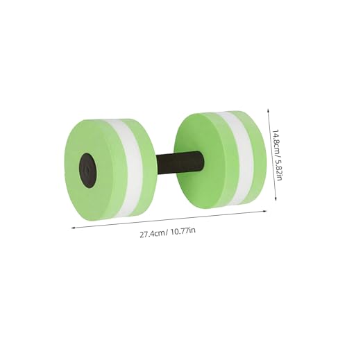 Mikinona 2PCS Mancuernas de Agua para Ejercicio Acuático miniatura 2