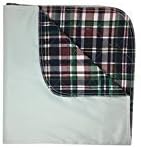 Miniatura 6 de Almohadillas de cama lavables y reutilizables para incontinencia, tamaño 34 x 36 a cuadros (3)