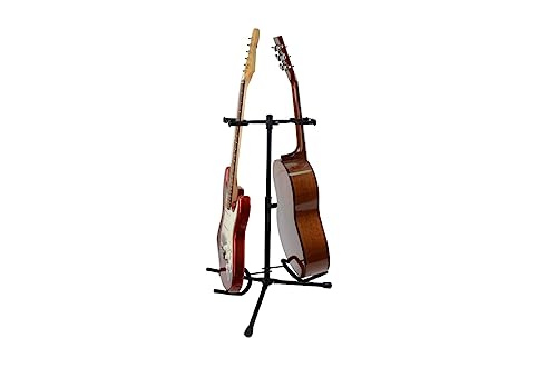 Gator Frameworks Adjustable Double Stand Holds Two Electric Or Acoustic Guitars (Gfw-Gtr-2000) #TOP1