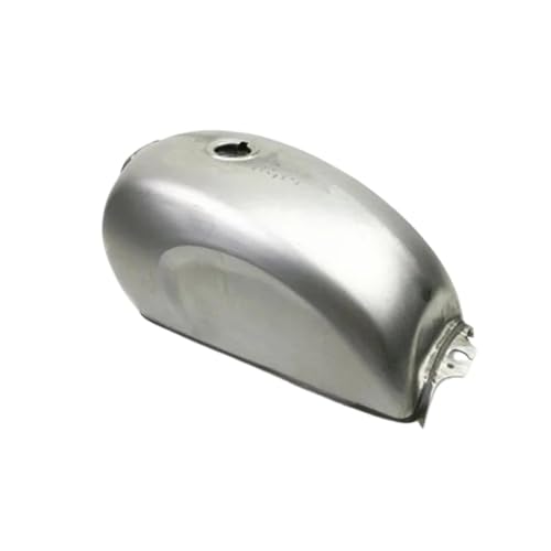 Réservoir carburant moto universel 9L avec boîte d'huile en métal nu pour pièces de rechange Mandrill