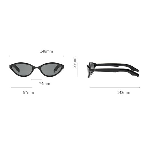 Cat Eye Sunglasses for Women Vintage Champagne Sun Glasses Trendy Shades Eyewear Retro Ladies Cat Eye Sunglass UV4003