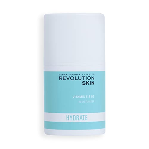 Revolution Skincare London Moisturiser for the Face For Dry & Rough Skin, Contains Vitamin E & B3, Vegan & Cruelty-Free, 50ml