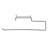 QUARKZMAN Pegboard Papiertuchhalter 12 Zoll Edelstahl Pegboard Anzeigehaken Hängehalter Wandmontage Organisiere Werkzeuge Für Küche Waschraum Badezimmer Küchenladen Schwarz