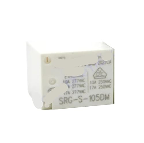 Relé SRG-S-105DM 5VDC HF152F con 4 pines 17A277VAC para placas electrónicas de control