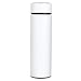 Oumefar 500 ml Thermoskanne Edelstahl-Vakuumflasche mit LED-Temperaturanzeige Deckel Auslaufsicher Isolierte Wasserflasche Mehrzweck Vakuumbecher(Weiß)