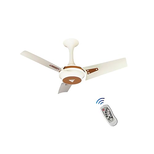 Image of Superfan SuperQ 900mm BLDC Ceiling Fan with Remote | High Air Flow & Most Energy Efficient Motor | Reverse Mode | 69% Power Saving | 5 Year Warranty | Elegance Brown