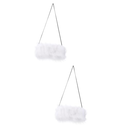Coussin chauffant synthétique douillet pour accessoire hiver doux | Anneome 2 pièces