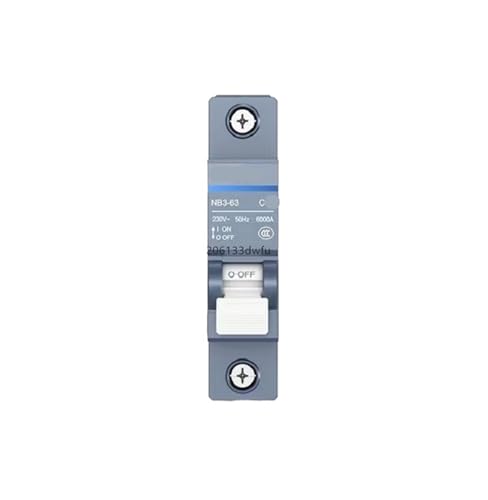 Disjoncteur 1P AC 230/400V 20A interrupteur pneumatique pour rail DIN
