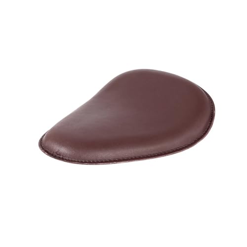Asiento motocicleta que fatiga menos con cojín individual delantero acolchado marrón negro