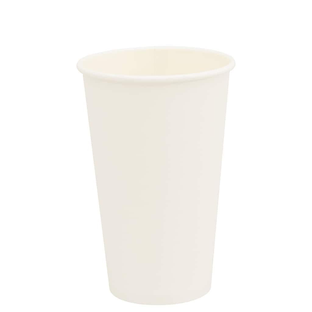 Gobelet à café en Papier Blanc 16oz 400ml Lot de 1000 Tasses jetables pour Restauration café thé Boisson Expresso événement fête réception