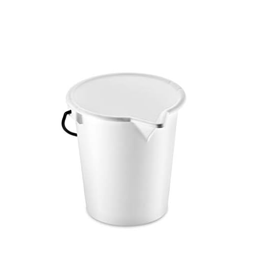 thermohauser Messeimer (Kunststoff LDPE), Skala und Ausguss, Durchm. 28 cm, 10 L