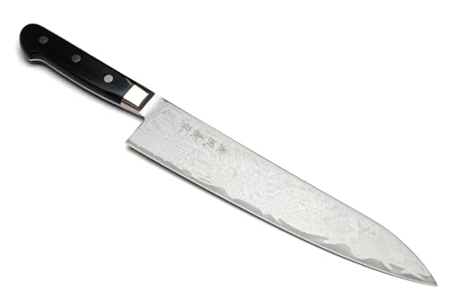 Yoshihiro INOX AUS10 Stain-Resistant Steel 67 Layers Damascus Japanese Gyuto Chef knife (9.5"(240mm) & No Saya)