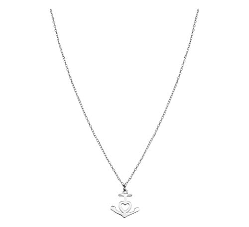 SOFIA MILANI Damen-Halskette Anker Herz 925 Silber 50126A