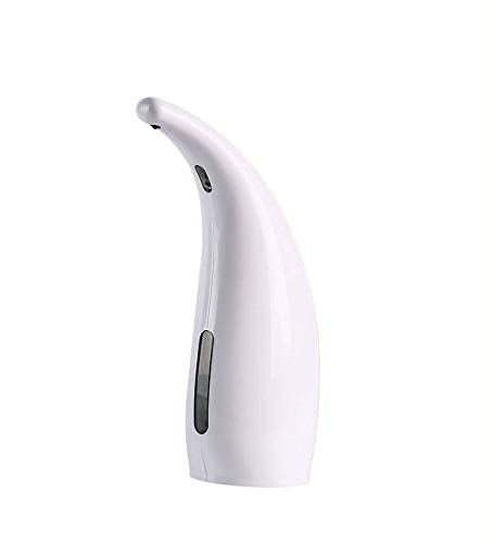 Dispensador automático de jabón líquido, funciona con pilas, 300 ml, sensor sin contacto, dispensador de jabón manos libres para baño y cocina