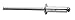 Rapid Rivets High Performance Including Drill Piece, 4.8 x 12 mm, 5000388-50 Pieces, Silver/Blue/Clear