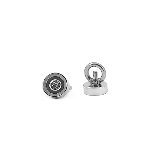Fixador Rosca M4 Olhal, 20mm, Força Aprox. 5kg, Conjunto de 5 Unidades