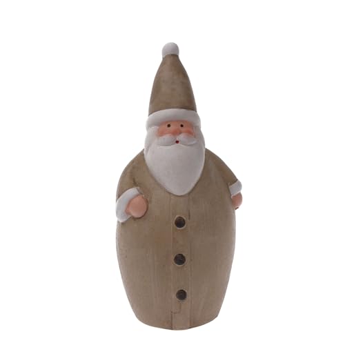 Deko AS GmbH Weihnachtsmann Figur Santa Claus aus Keramik Dekofigur...