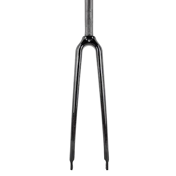 Pitxsgsia Horquilla de bicicleta negra Vintage 25.4 Road Front Fork Retro Bicycle Front Fork