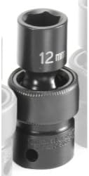 Grey Pneumatic Corp. 1012UM 3/8" Drive x 12MM Standard Universal