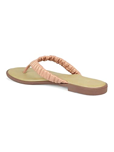 Image of Inc.5 Womens 101018 Peach Flat Sandal