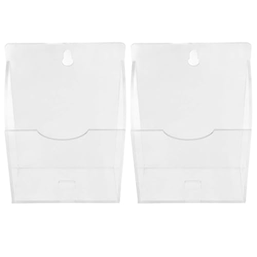 Healeved Soporte para Cucharas de Máquina de Hielo Transparente 2 Piezas Organizador de Utensilios de Cocina Acrílico para Encimera Almacenamiento Compacto y Práctico para Espátulas de