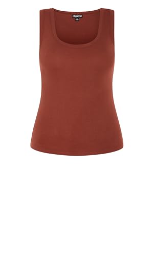 Image of City Chic Plus Size Tank Top, Lara Tank