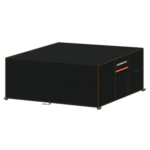 HEIMUNI Housse Salon de Jardin, 230x130x90cm Bache Table Exterieur Imperméable 420D Oxford Housse Table Jardin avec Corde Bache de Protection Exterieur Salon...