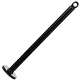 Zerodeko Hantelscheibe Bärenlasttablett aus Metall Schwarz Platzsparend Einfache Montage Hohe Tragkraft für Gewichtsstangen und Hantelscheiben für Heim und Gewerbenutzung