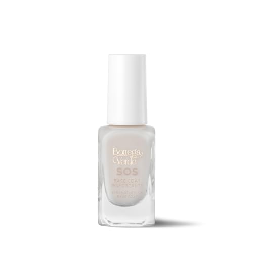 Bottega Verde - SOS, Base coat rinforzante, 9 ml, unghie rinforzate e resistenti, tonalizzante, unghie danneggiate