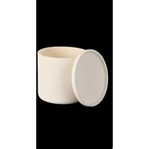 99% Alumina Ceramic Crucible with Lid, Cylindrical High-Temperature Corundum Container for Laboratory Heating, Muffle Furnace Use, ?4230 mm Options 90x90mm 450mL Snap Cap